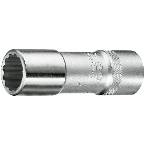 Hylsa 1/2" 12-kant mm lång GEDORE D19L