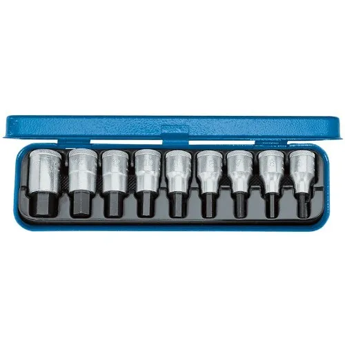 Insexhylssats 1/2" inv. mm GEDORE IN19-PM