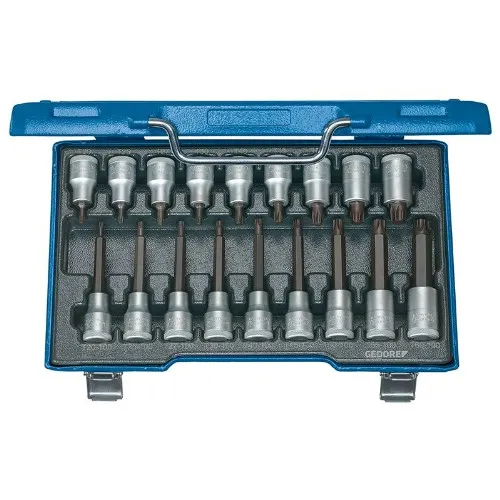 Torxhylssats 1/2" inv. kort/lång GEDORE ITX19-LKP