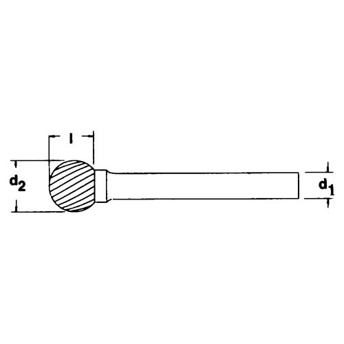 Roterande fil HM form D PROCUT