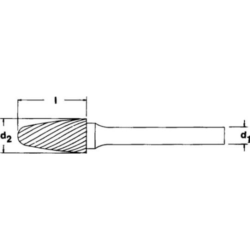 Roterande fil HM form F PROCUT