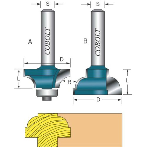 Spröjsfrässats COBOLT