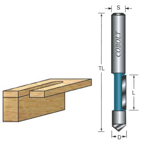 Glasöppningsfräs COBOLT
