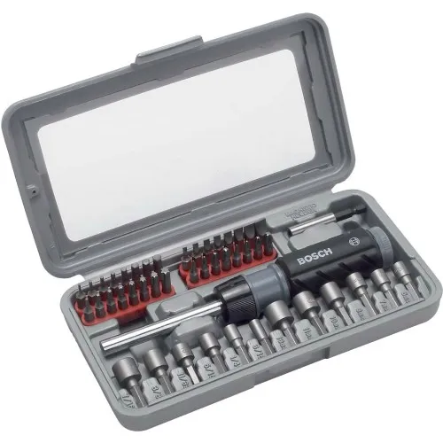 Bitssats 1/4" BOSCH 46 delar