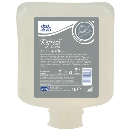 Duschtvål DEB SKIN CARE Refresh Luxury Hair & Body