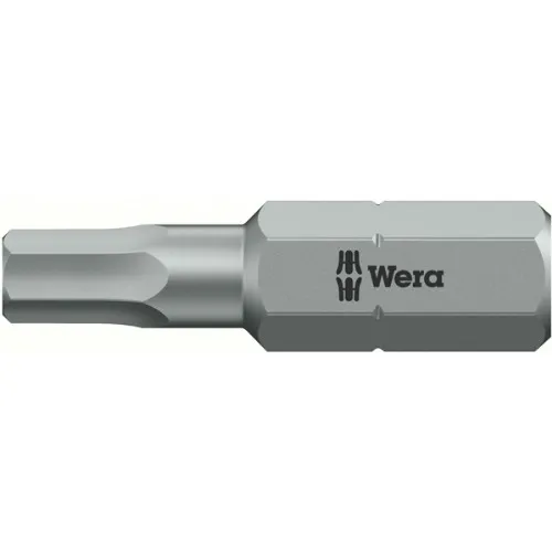 Bits 1/4" Insex WERA 840/1 Z BO Hex-Plus hålspets