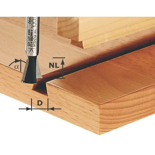 Grad/sinkfräs FESTOOL HW 8 mm skaft