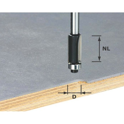 Kantfräs FESTOOL HW med styrlager 8 mm skaft