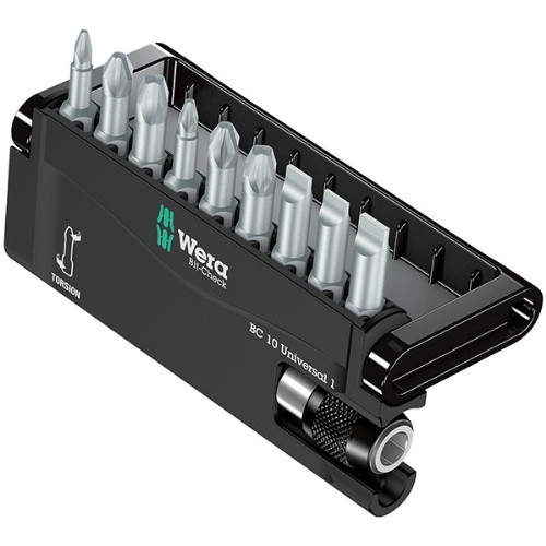 Bitssats 1/4" WERA Bit-Check 10 Universal 1