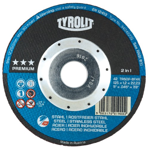 Kapskiva TYROLIT Premium DeepCut Protection Typ 42F