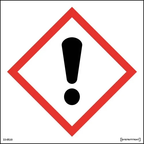Skylt CLP-symbol skadliga ämnen