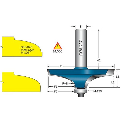 Ellipsprofilfräs COBOLT