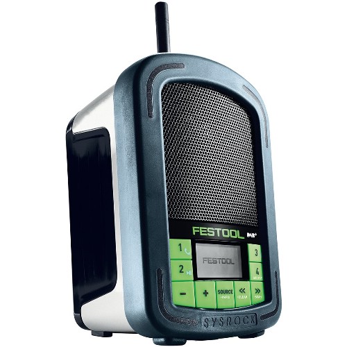 Arbetsplatsradio FESTOOL SYSROCK BR 10 DAB+ 10,8-18 V Li-Ion utan batteri Arbetsplatsradio FESTOOL SYSROCK BR 10 DAB+ 10,8-18 V Li-Ion utan batteri