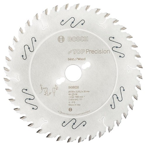 Cirkelsågklinga BOSCH Top Precision Best for Wood