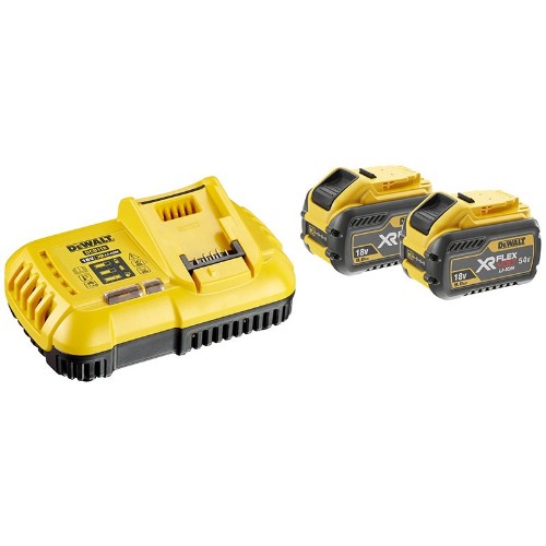 Laddare- och batteripaket DEWALT 2x54 V Flexvolt Li-Ion