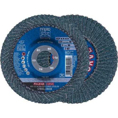 Lamellrondell PFERD PFR Z SGP CURVE STEELOX rundad