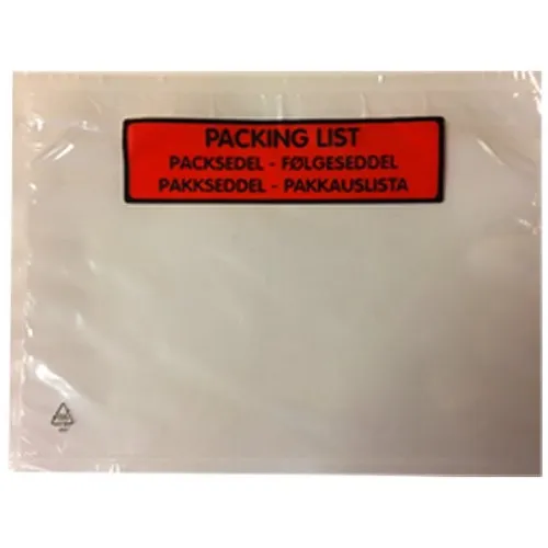 Packsedelkuvert