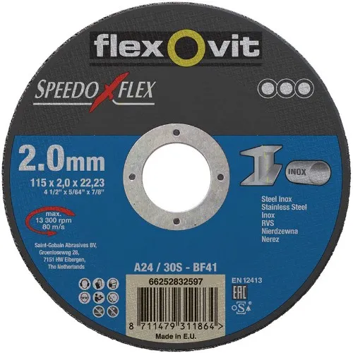 Kapskiva FLEXOVIT SpeedoFlex Typ 41