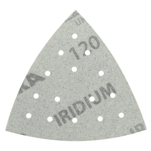 Slippapper MIRKA Iridium 93x93 mm Trekant