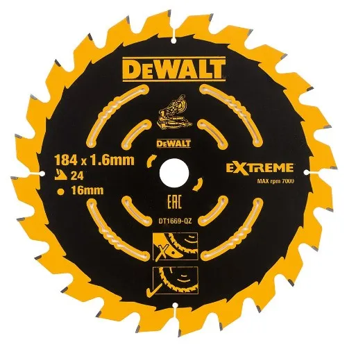 Cirkelsågklinga DEWALT batterimaskin