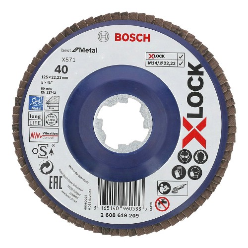 Lamellrondell BOSCH Best for Metal X571 X-Lock plan