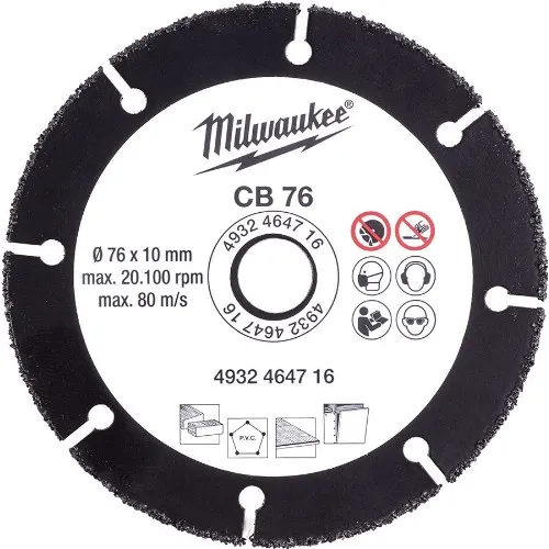 Kapskiva MILWAUKEE CB 76