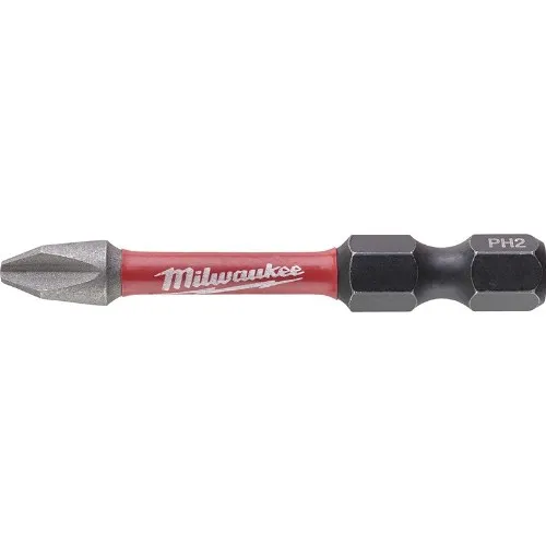 Bits 1/4" PH MILWAUKEE Shockwave Impact Duty Lång
