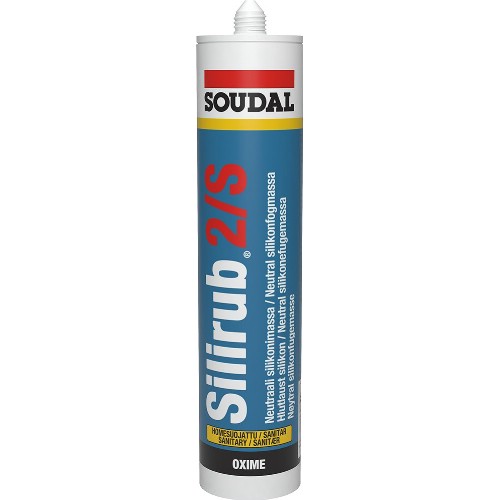 Byggsilikon SOUDAL Silirub 2S