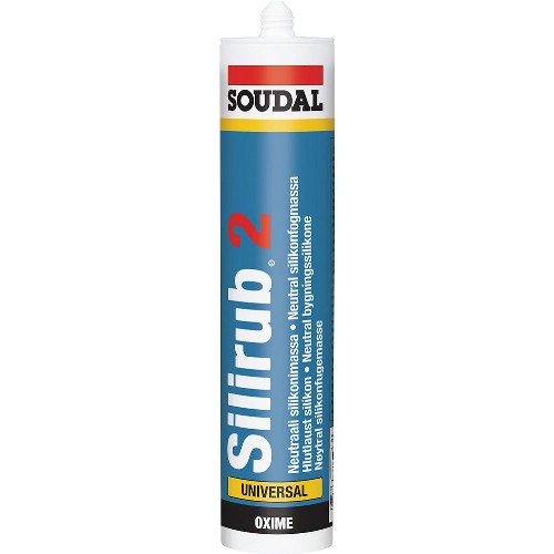 Byggsilikon SOUDAL Silirub 2
