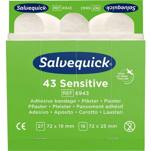 Sensitiveplåster CEDERROTH Salvequick 6943