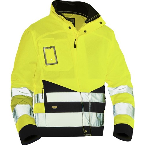 HANTVERKSJACKA 1231 JOBMAN HERR VARSELGUL/SVART