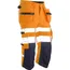 Orange/Marinblå
