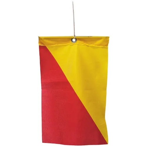 Varningsflagga ETC Utskjutande last