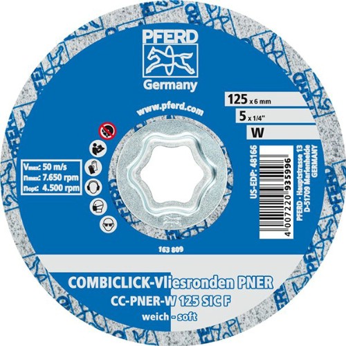 Polernylonrondell PFERD<br />CC-PNER COMBICLICK
