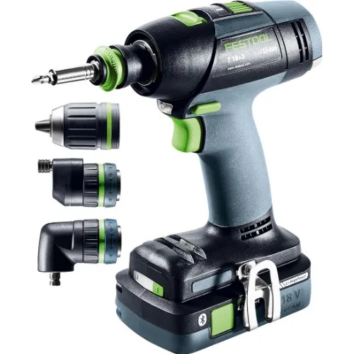 Borrskruvdragare FESTOOL T 18+3 HPC 4,0 I-Set 18 V