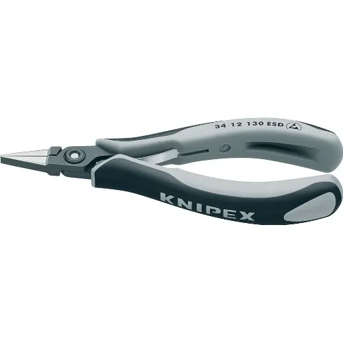 Flacktång elektronik KNIPEX 3412 ESD