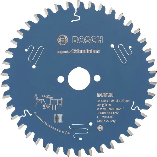 Cirkelsågklinga BOSCH Expert for Aluminium