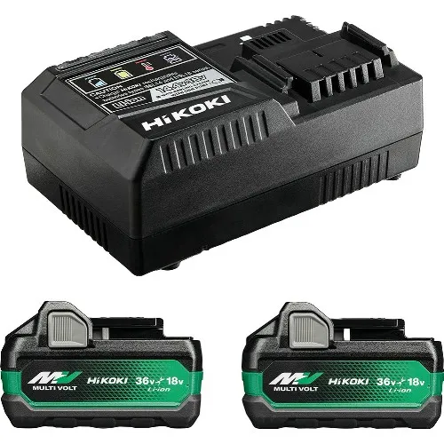Laddare- och batteripaket HIKOKI 2x36 V MultiVolt