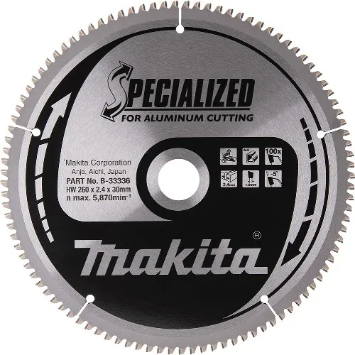 Cirkelsågklinga MAKITA Specialized Aluminium
