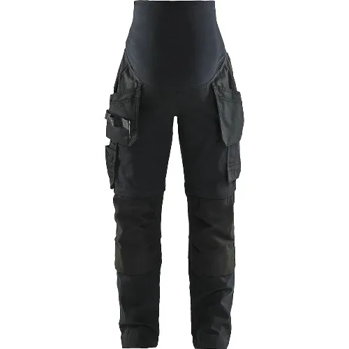 Hantverksbyxa BLÅKLÄDER 7103 Gravidbyxa Zip-off Stretch