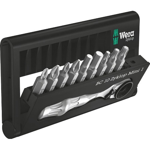 Bitssats 1/4" WERA Kraftform Kompakt Zyklop Mini 1