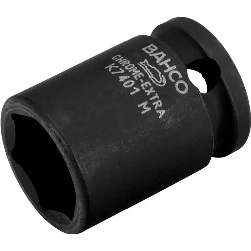 Krafthylsa 3/8" 6-kant mm BAHCO K7401M