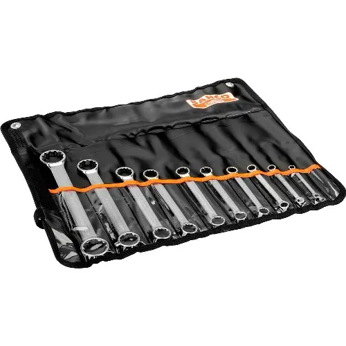 Ringnyckelsats dubbel mm platt BAHCO 4M/10T