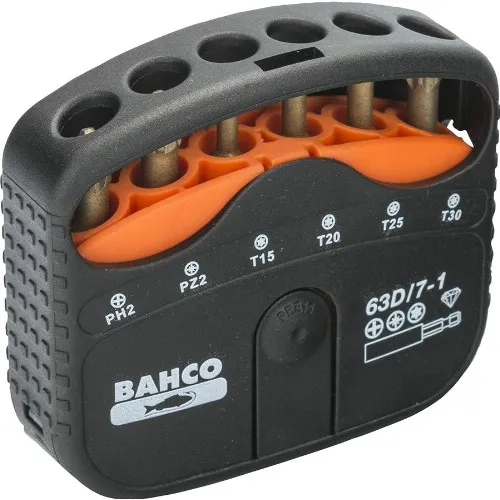 Bitssats 1/4" BAHCO 63D/7-1