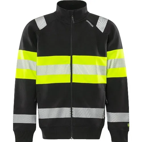 Sweatshirtjacka FRISTADS<br />7531 GKC Stiby Green Sweatshirtjacka FRISTADS<br />7531 GKC Stiby Green