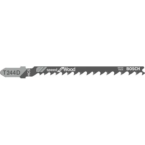 Sticksågblad BOSCH T 244 D Trä