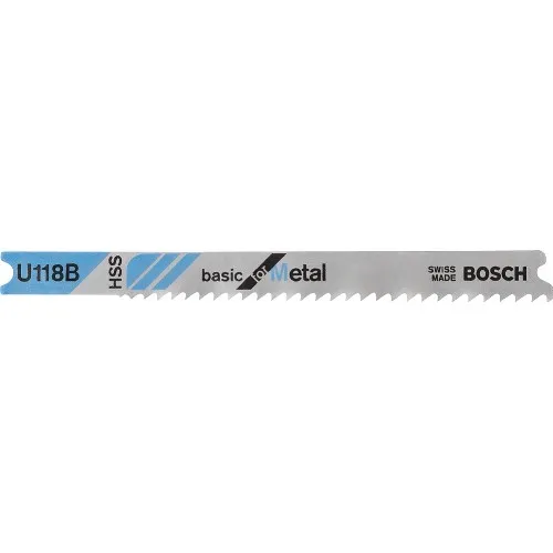 Sticksågblad BOSCH U 118 B Metall