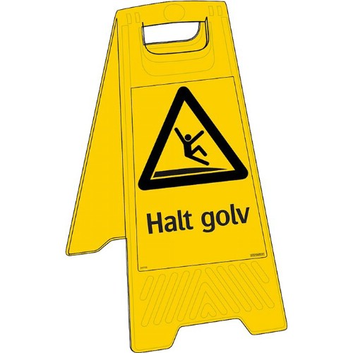 Golvskylt halt golv