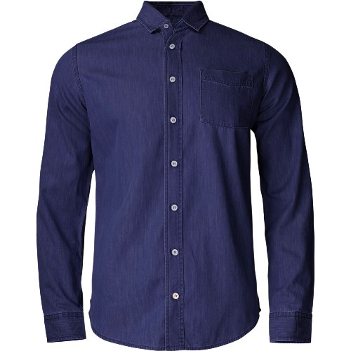Skjorta CUTTER & BUCK Ellensburg Denim Shirt Herr